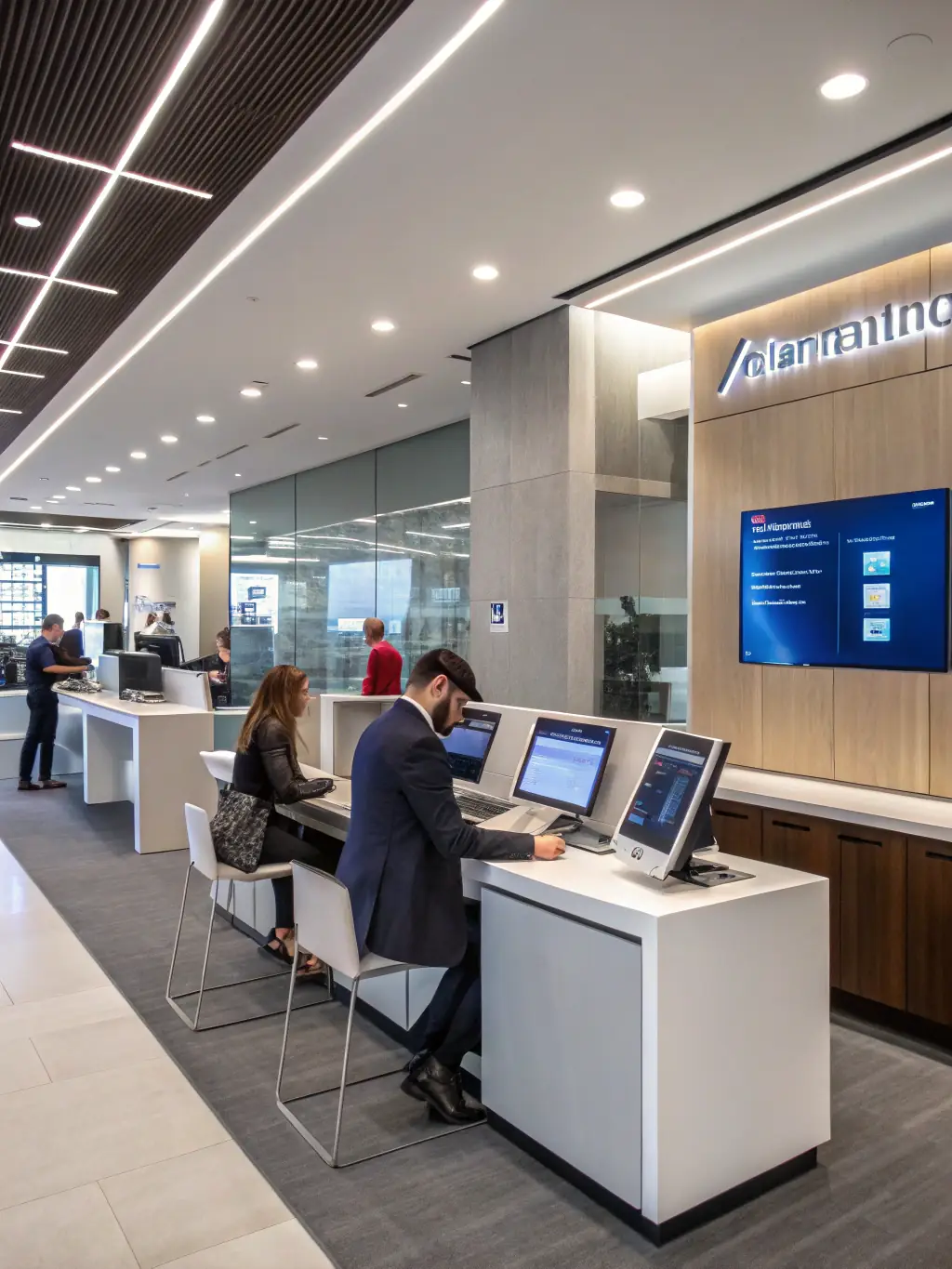 An image showcasing a successful digital transformation project completed by Momentix Technologies for a banking client, highlighting the positive impact on their operations.